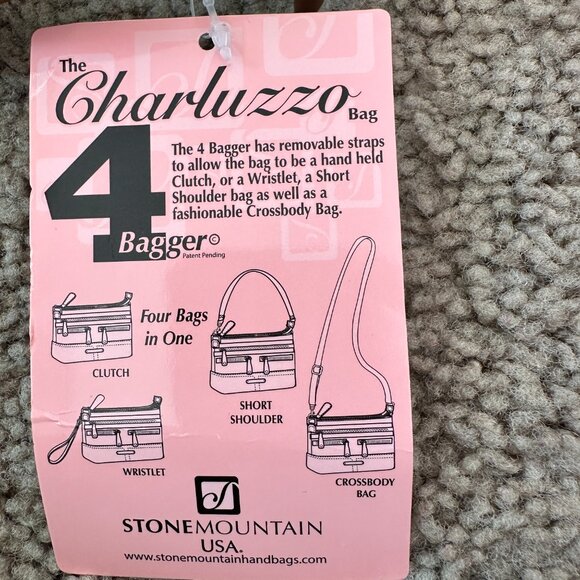 Stone Mountain Beau Jardin Washed EW 4 Bagger in Denim/Tan - New with Tags - Picture 5 of 5